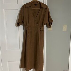 Banana Republic Brown Midi Dress